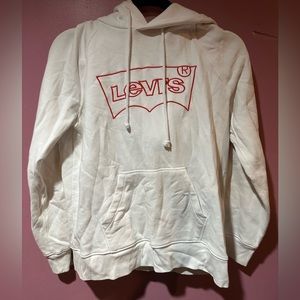 White Levis Hoodie